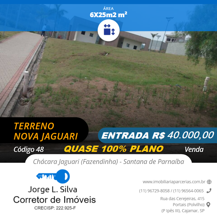 #48 - Área para Venda em Santana de Parnaíba - SP