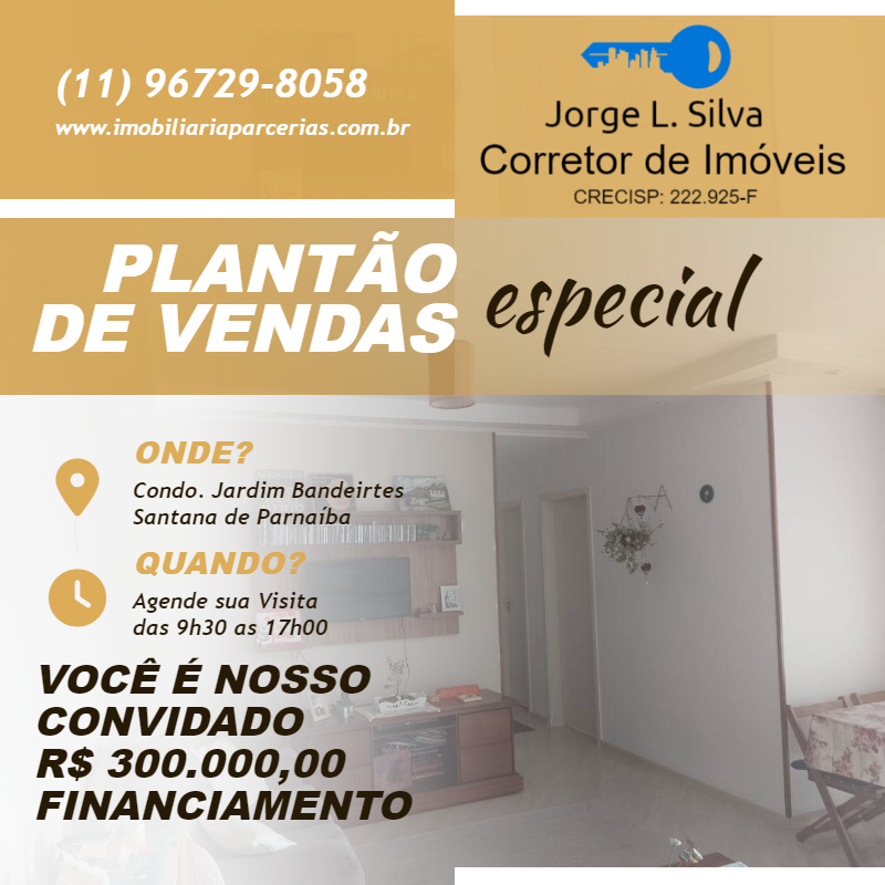 #390 - Apartamento para Venda em Santana de Parnaíba - SP