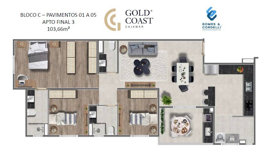 #624 - Apartamento para Venda em Cajamar - SP