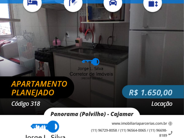 #318 - Apartamento para Locação em Cajamar - SP