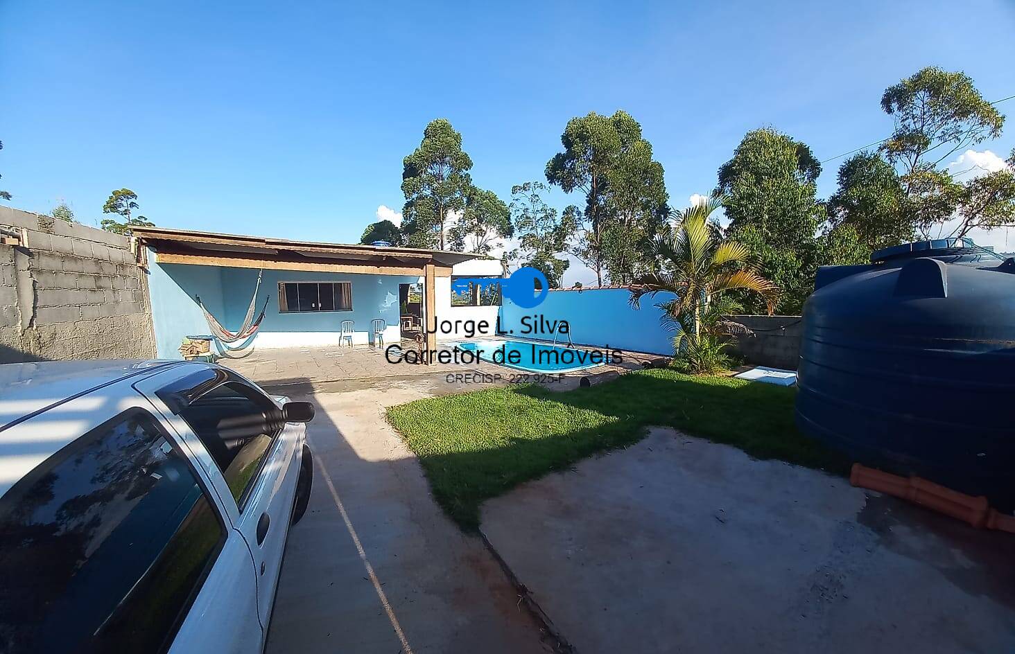 Mini Chácara com 2 dormitórios 1 banheiro Sala - Cozinha e Piscina !