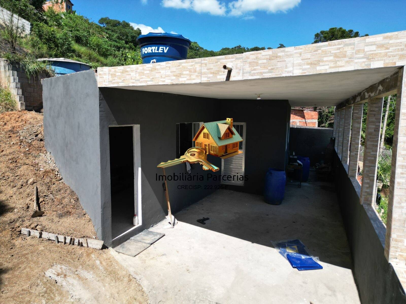 Chácara de 1000m2 com casa de 77m2 A/C no Ponunduva a venda