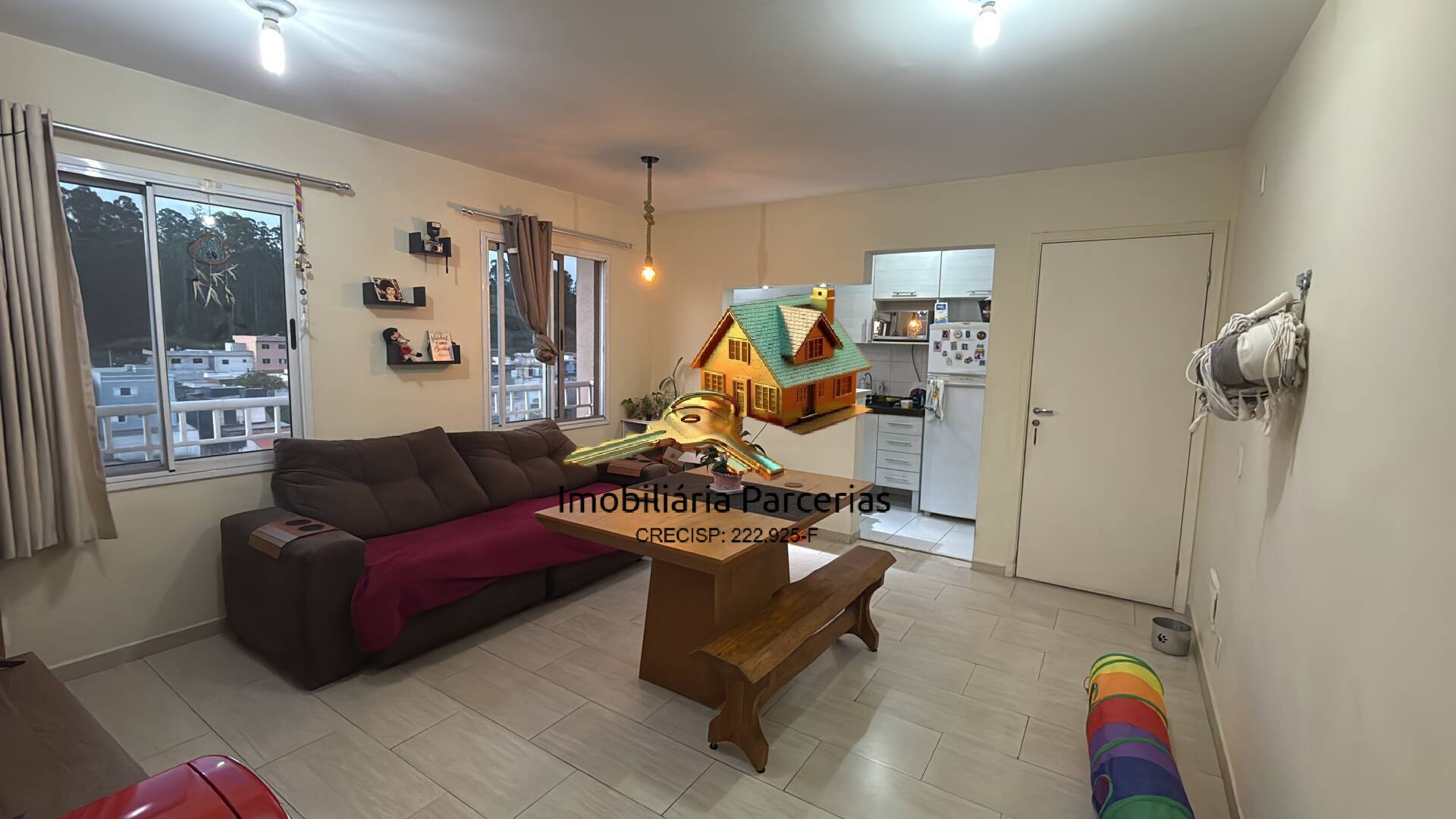 Apartamento semi-mobiliado 39m2 , 1 Dormitório ,Cozinha Planejada!