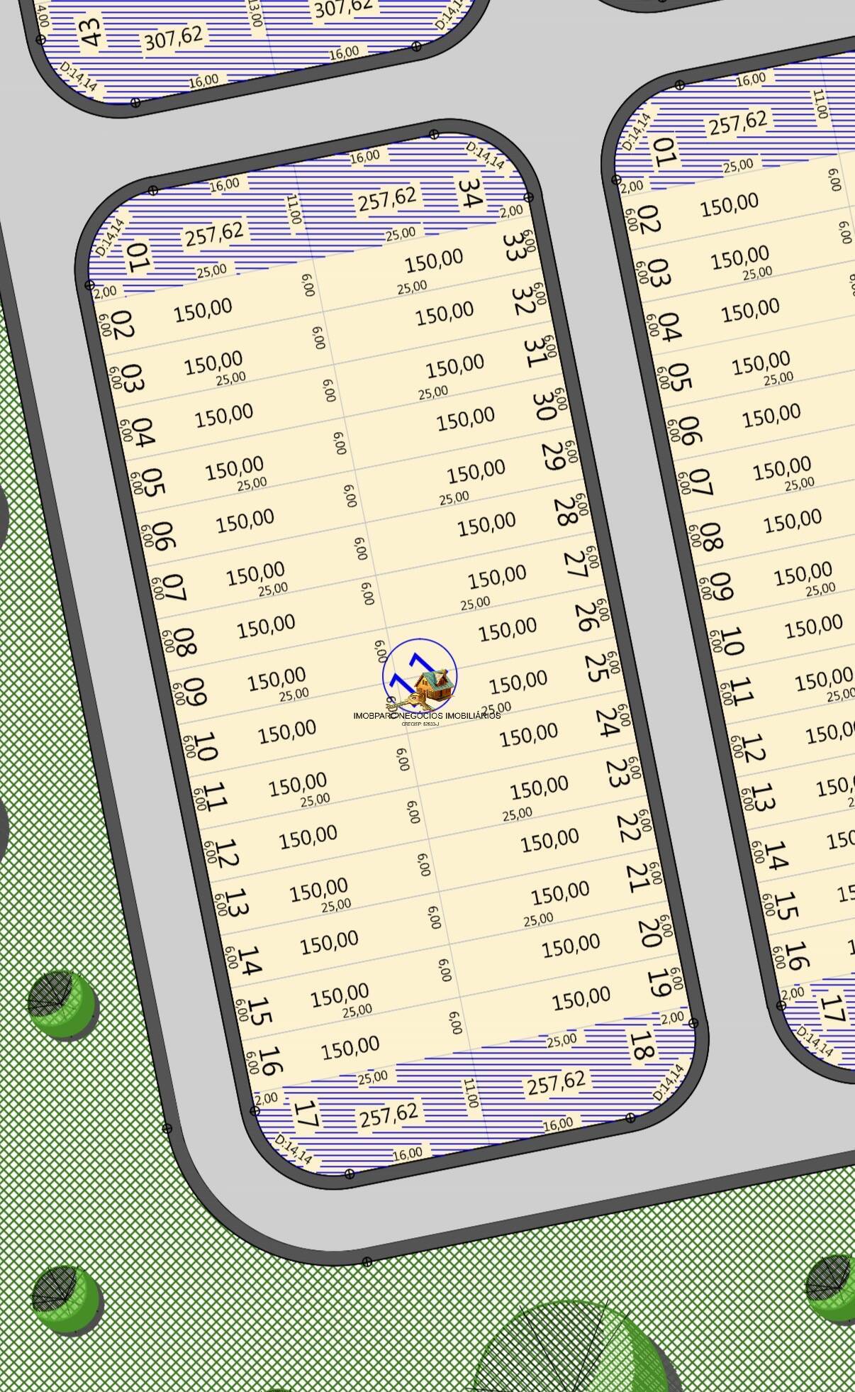Loteamento Jardim das Flores a Quadra 11 a mais Plana pronto a Construir !